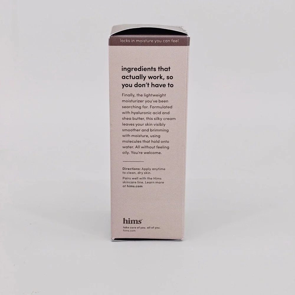 Hims Everyday Moisturizer Instant Hydration Hyaluronic Acid Shea Butter 1oz 30ml